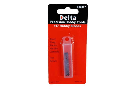 Delta 32017 #17 Hobby Knife Blades (5pcs) - Hobbytech Toys