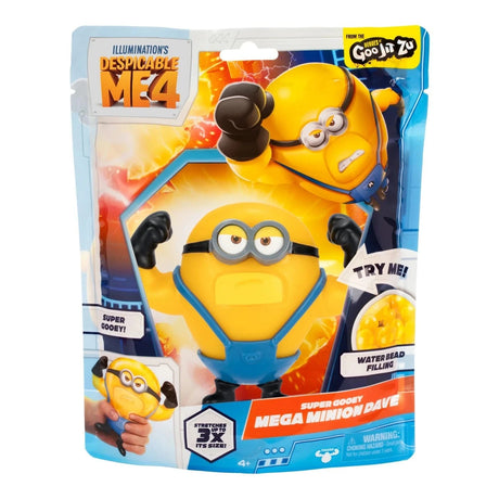 Despicable Me 4 Heroes of Goo Jit Zu Super Stretchy Mega Minion - Assorted (1) - Hobbytech Toys