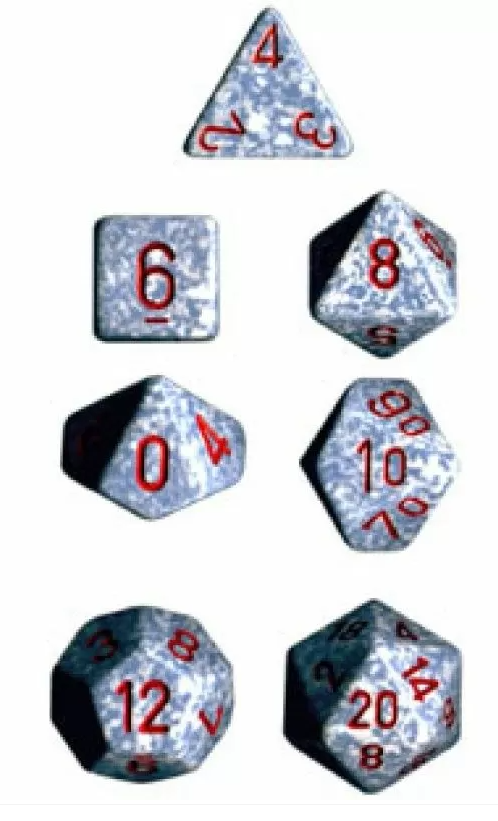 Chessex 25300 Speckled Polyhedral Air 7-Die Set - Hobbytech Toys