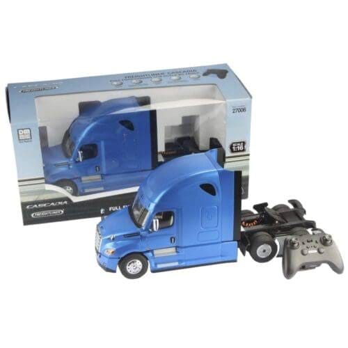 Diecast Masters 1/16 Radio Control Freightliner Cascadia Truck - Blue