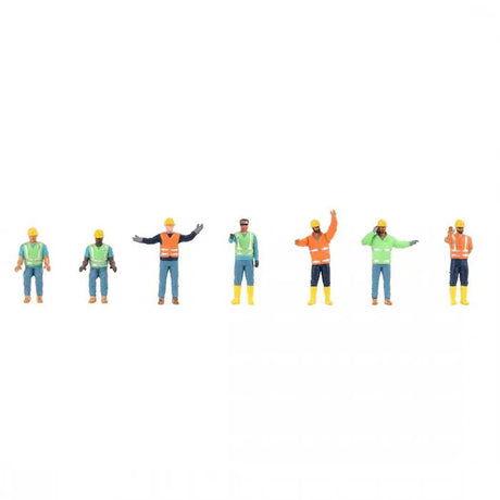Diecast Masters 1/50 Construction Worker Figures Set