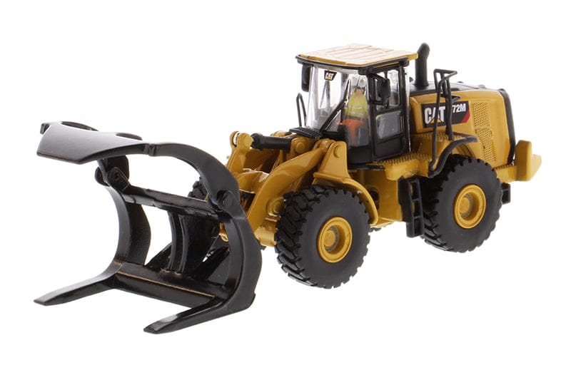 Diecast Masters 1/87 Cat 972M Wheel Loader with Log Fork