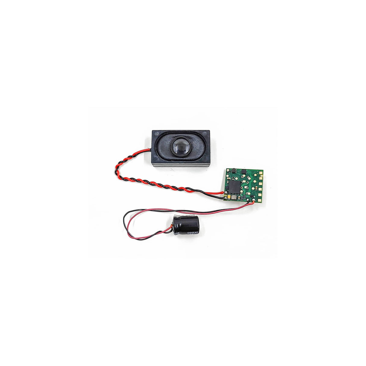 Digitrax SDYH167IP HO Scale 1 Amp, 6 Function Sound Decoder With 8 Ohm Box Speaker - 8 Pin