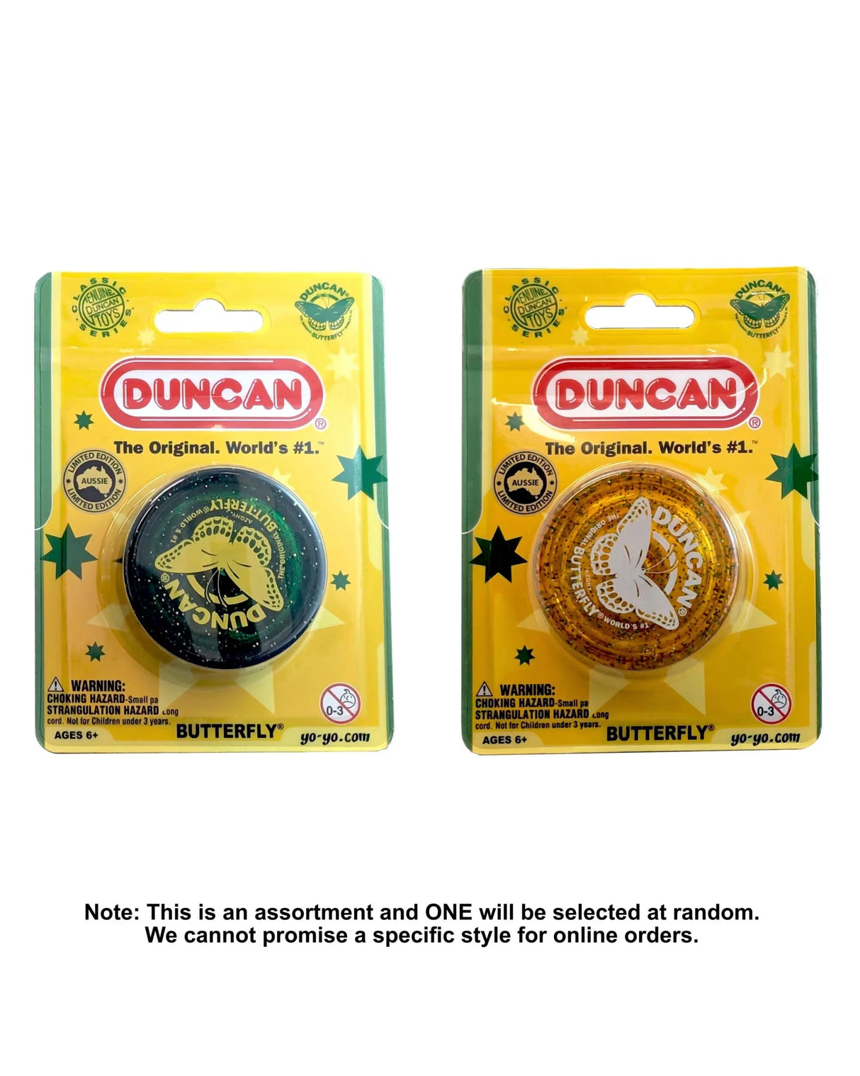Duncan Yo Yo Butterfly Aussie Limited Edition