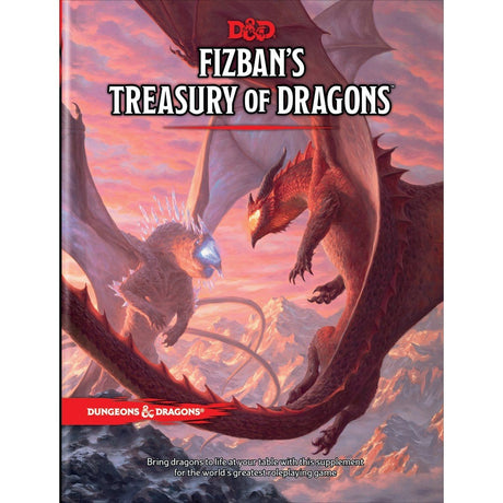 Dungeons and Dragons Fizbans Treasury of Dragons Hardcover Book - Hobbytech Toys