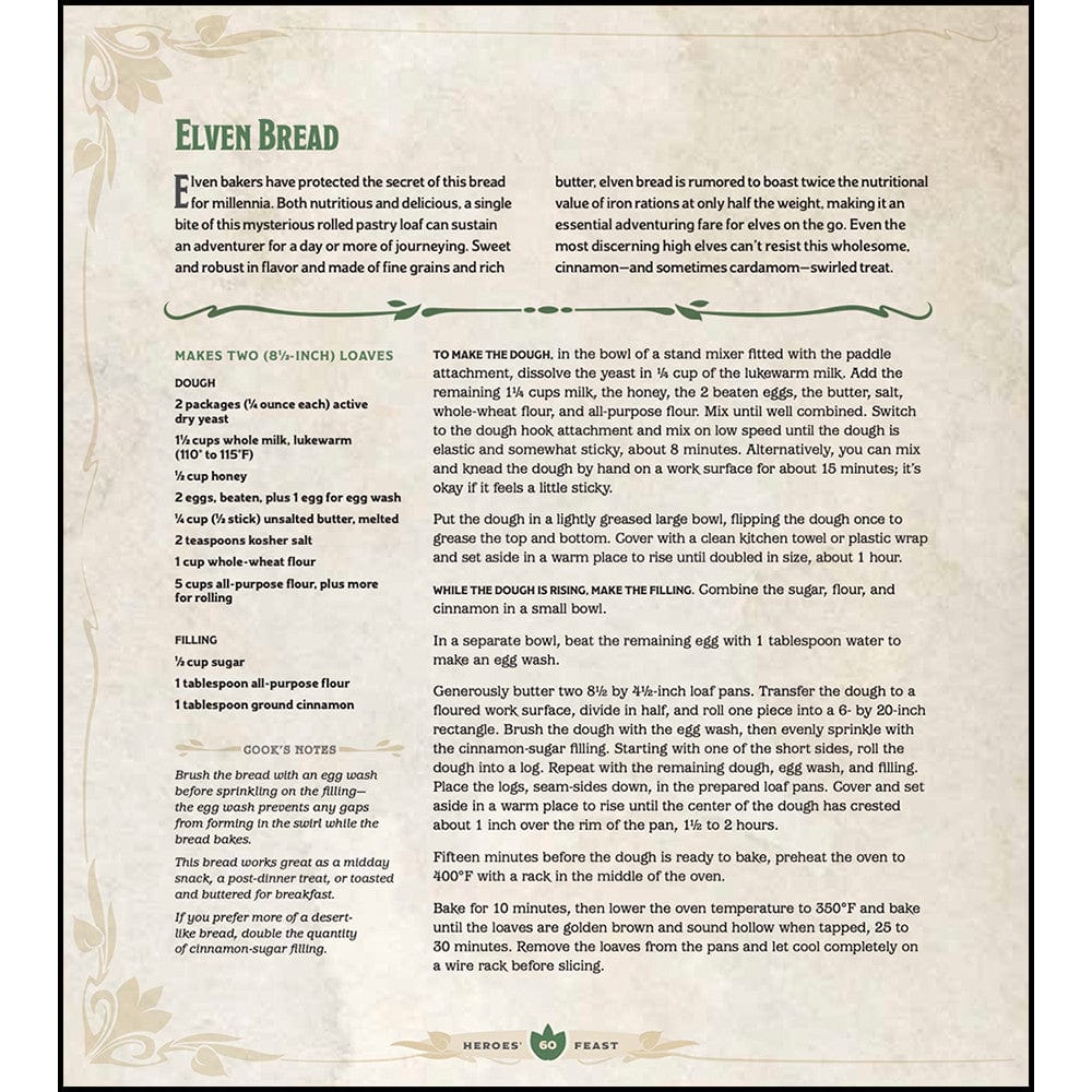 Dungeons and Dragons Heroes Feast Cookbook Official D&D Cookbook