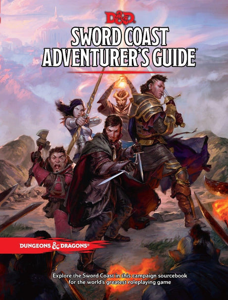 Dungeons & Dragons Sword Coast Adventurers Guide Hardcover - Hobbytech Toys