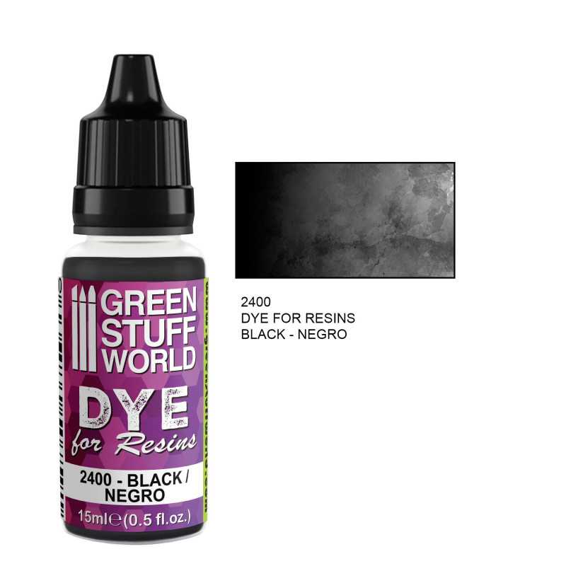 Green Stuff World Dye For Resin - Black (15ml) - Hobbytech Toys
