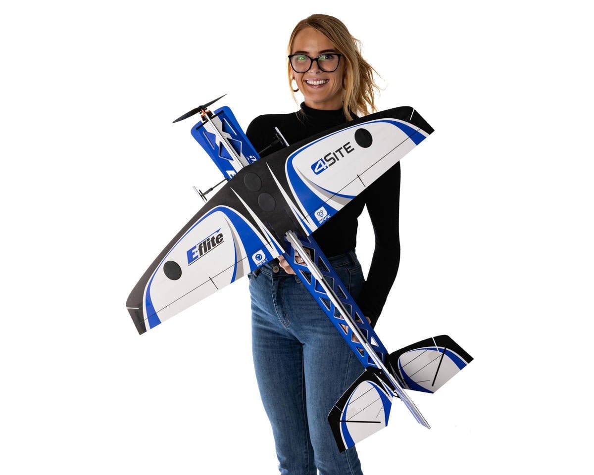 E - Flite 4 - Site 3D FF (Flat Foamy) 800mm BNF Basic with AS3X and SAFE Select [EFL02950] - Hobbytech Toys