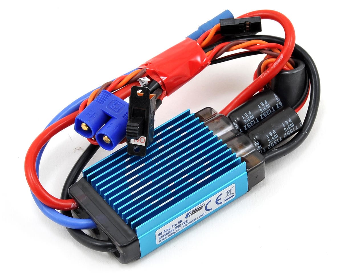 E-flite 60A Pro Switch-Mode BEC brushless ESC EFLA1060B