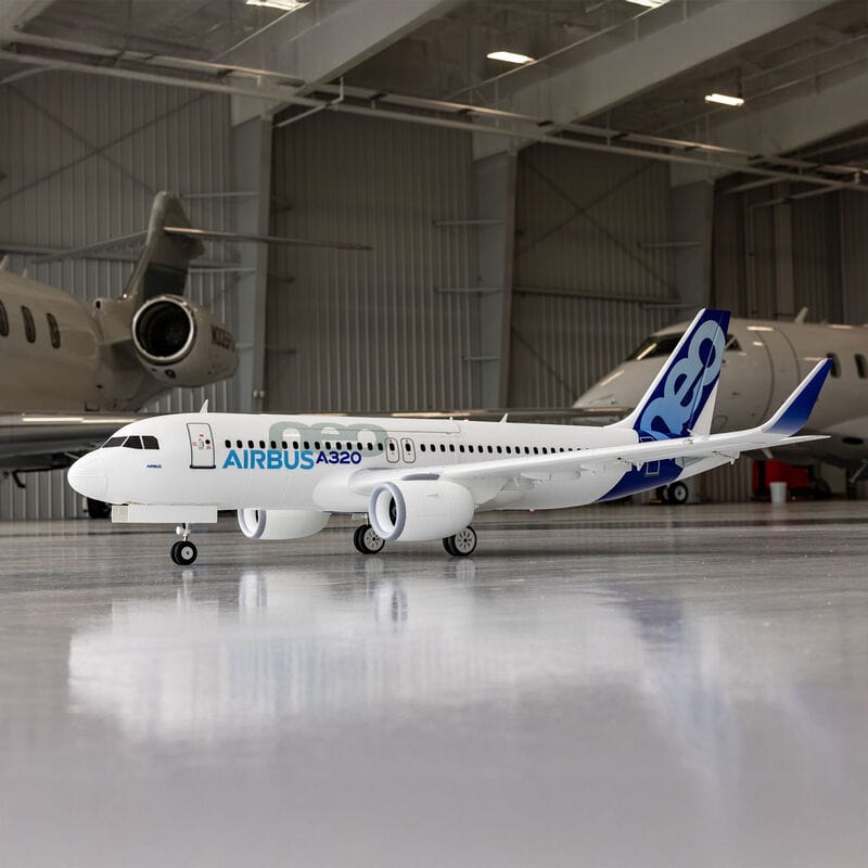 E-Flite Airbus A320neo 1.5m Airliner Twin 64mm EDF, BNF Basic [EFL-1493]