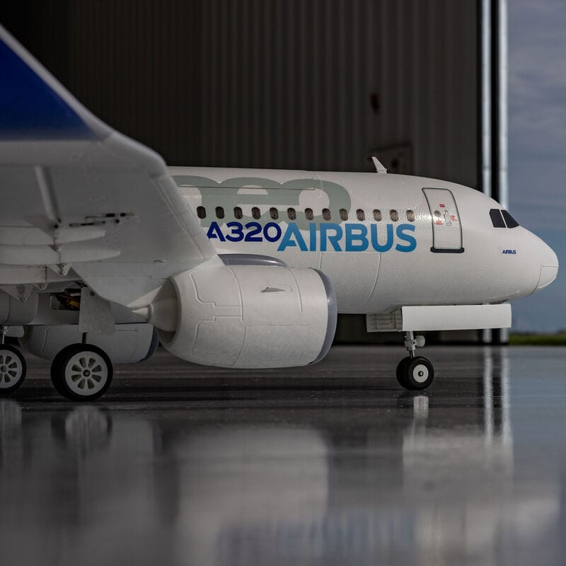 E-Flite Airbus A320neo 1.5m Airliner Twin 64mm EDF, BNF Basic [EFL-1493]