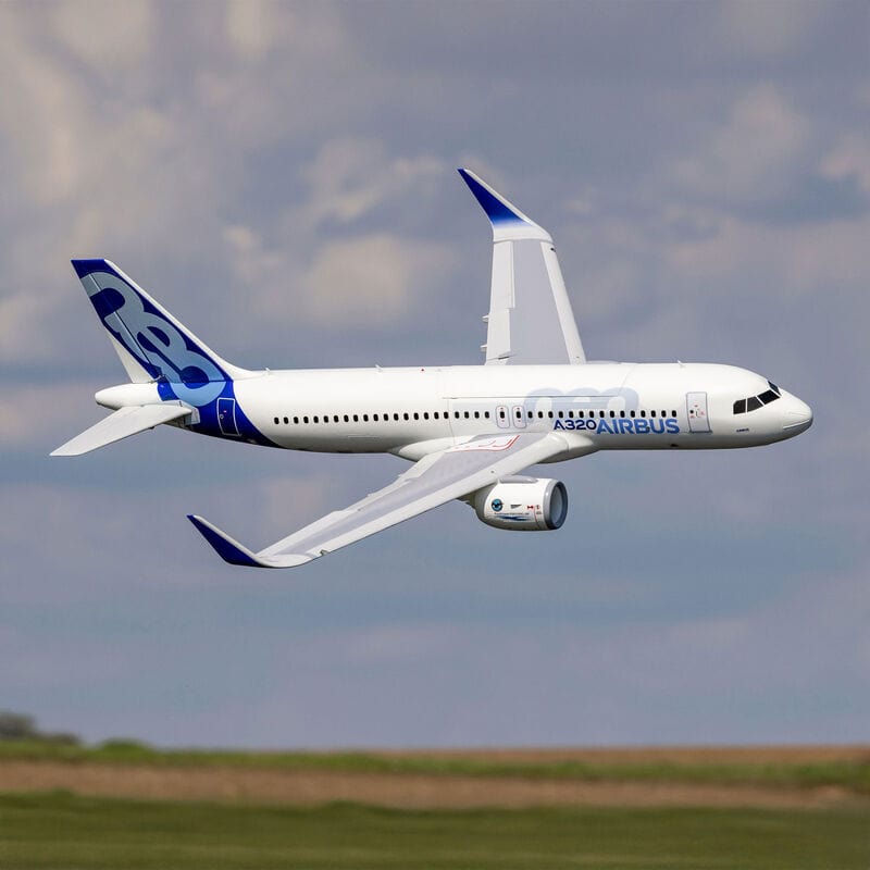 E-Flite Airbus A320neo 1.5m Airliner Twin 64mm EDF, BNF Basic [EFL-1493]