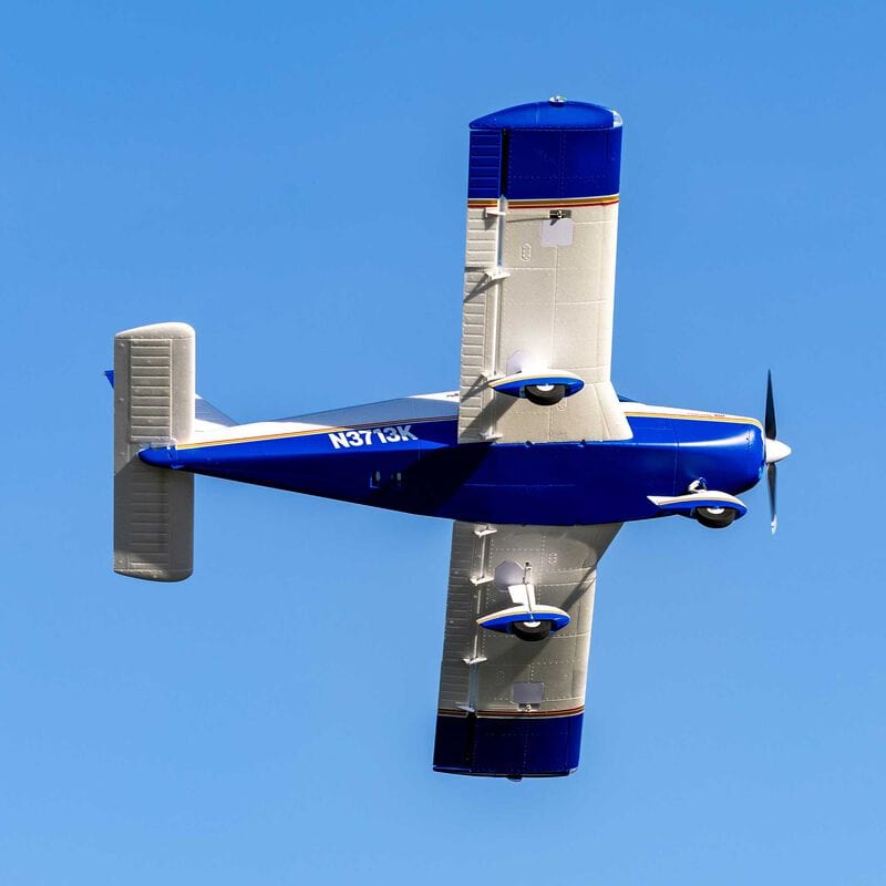 E - Flite Cherokee 1.3m BNF Basic, Blue and White Scheme, EFL05450 - Hobbytech Toys