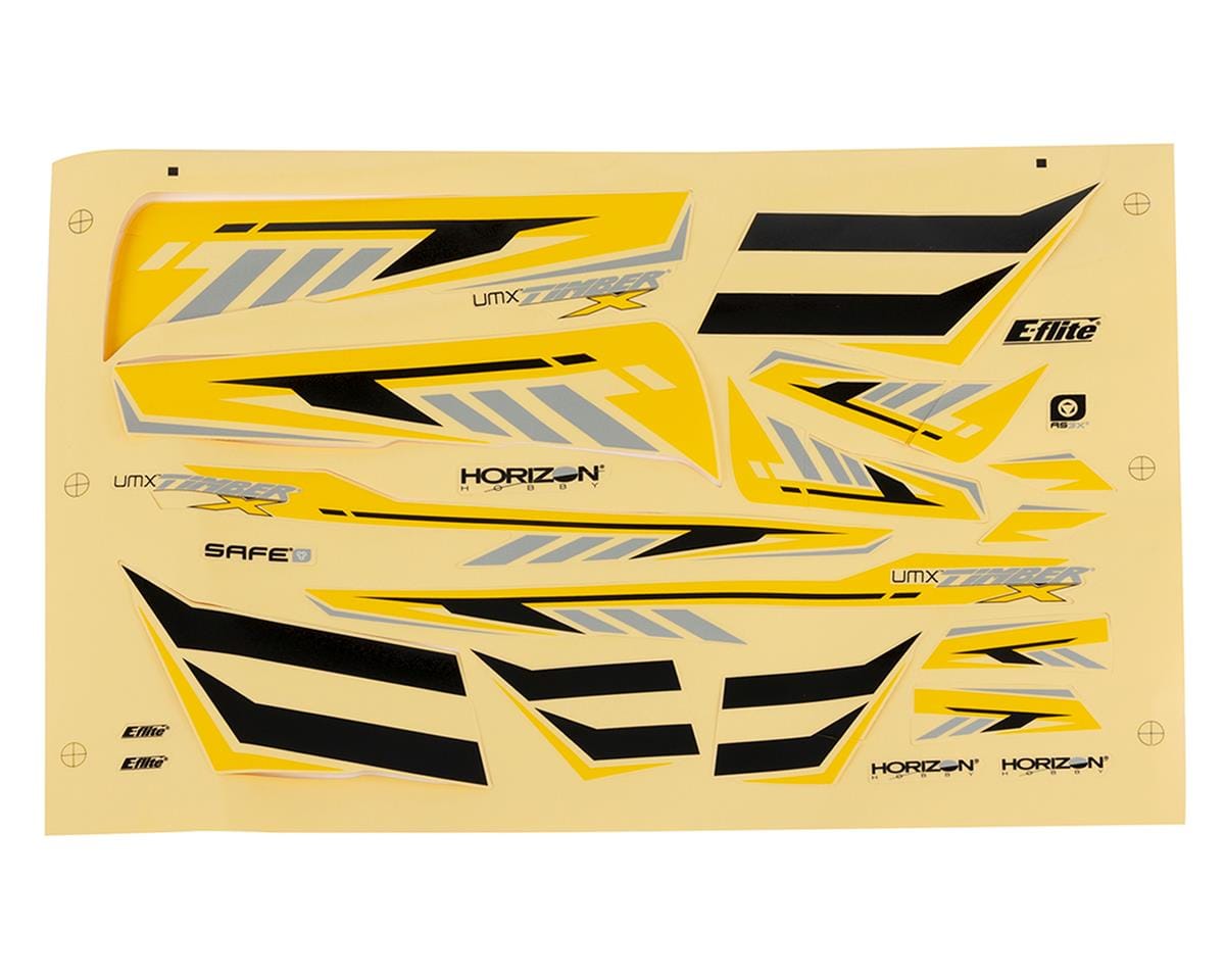E-flite UMX Timber X decal set EFLU7955