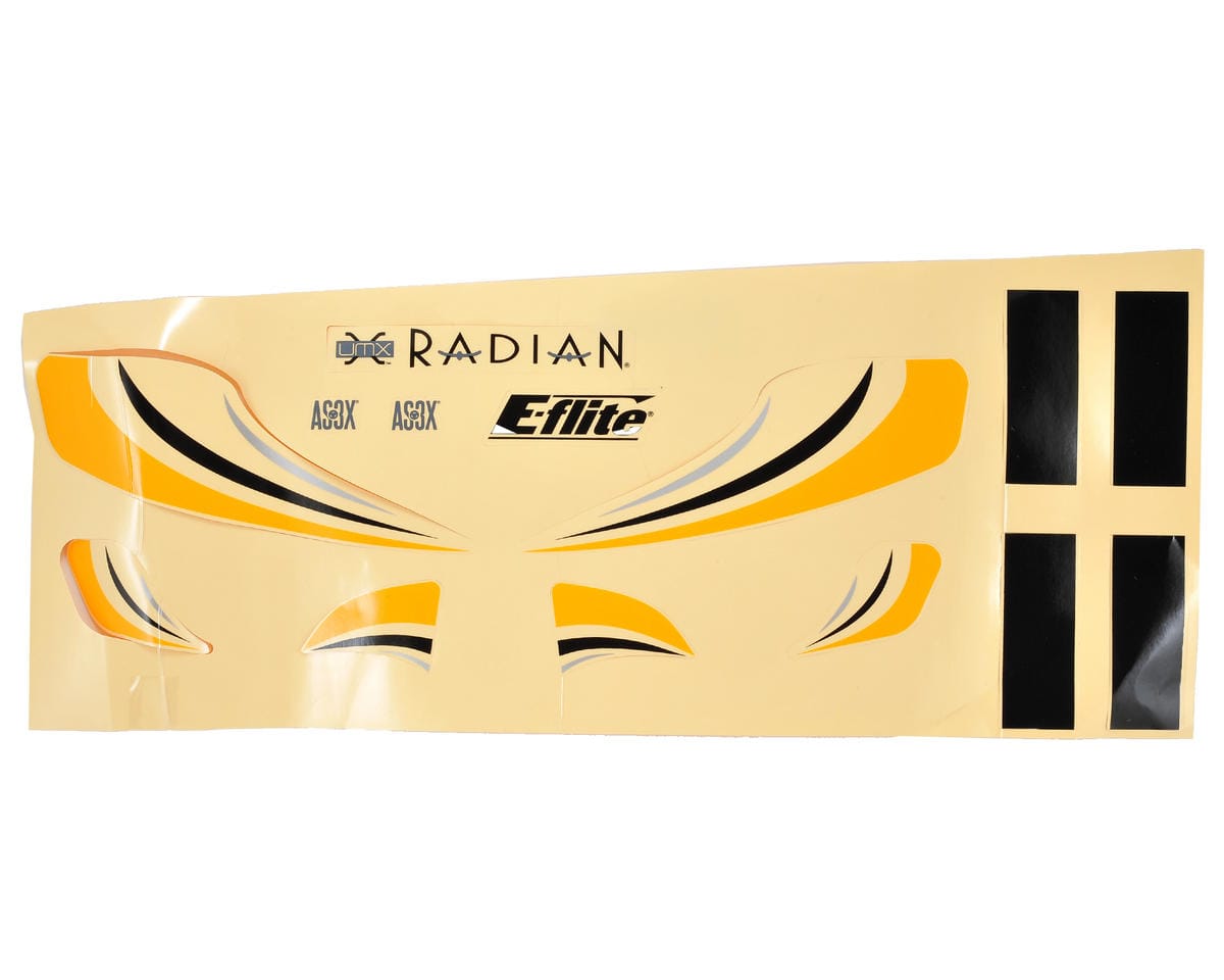 E-flite Ultra Micro Radian decal sheet EFLU2901