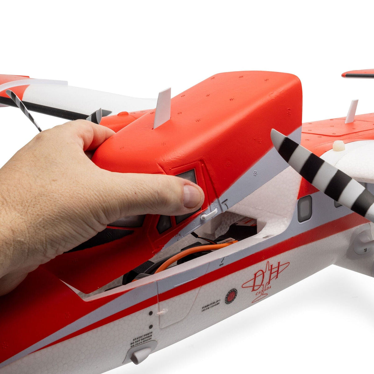 E-Flite DHC-6 Twin Otter 1.4m RC Plane, BNF Basic [EFL32050]