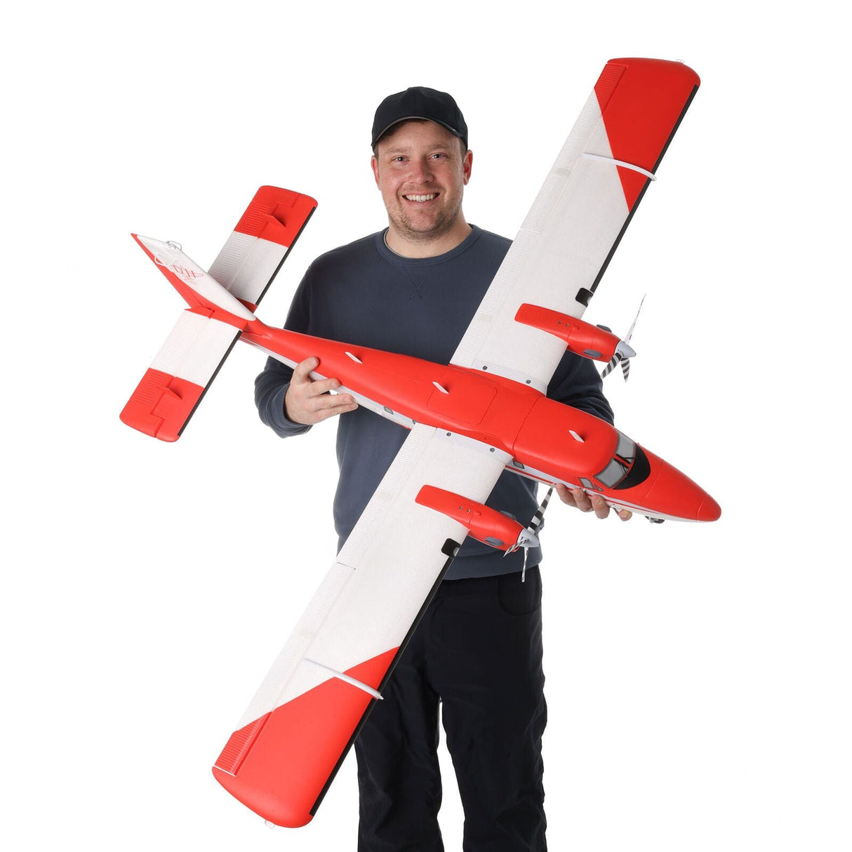 E-Flite DHC-6 Twin Otter 1.4m RC Plane, BNF Basic [EFL32050]