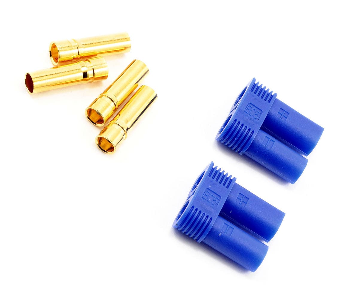 E-flite EC5 female battery connector pair EFLAEC502