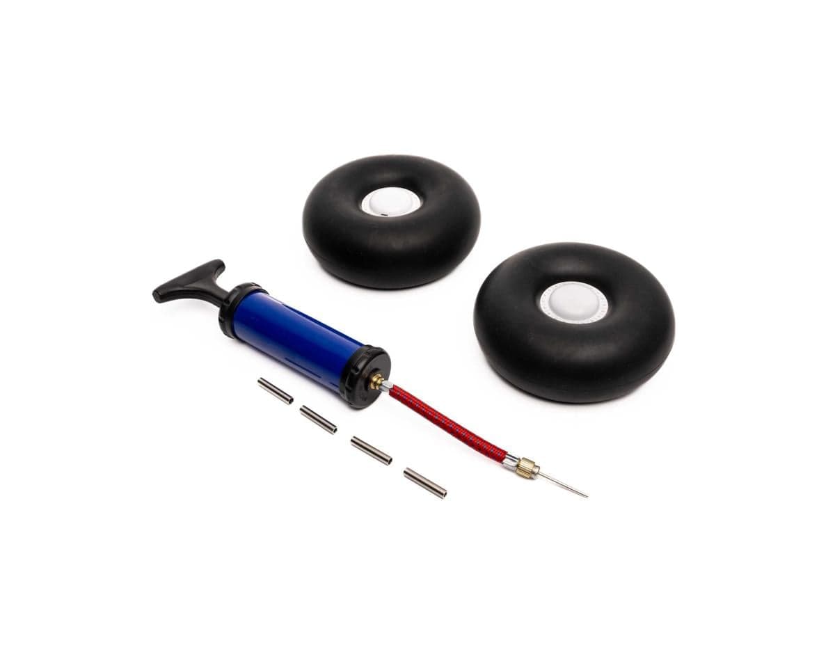 E-flite inflatable 5-inch tundra tyre and beadlock wheel set EFL-1350