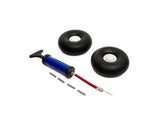 E-flite inflatable 5-inch tundra tyre and beadlock wheel set EFL-1350