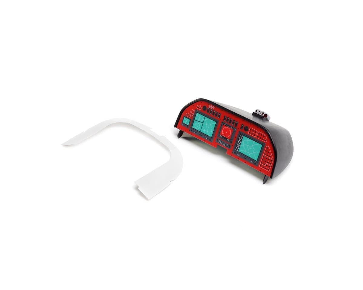 E-Flite Instrument Panel with Plastic Cover, Draco – part EFL12583