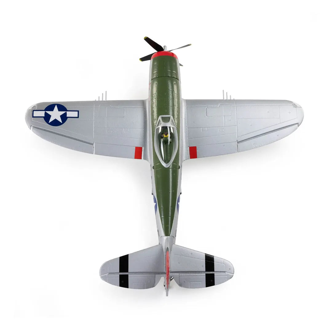 E-Flite Micro P-47 Thunderbolt 625mm BNF Basic with AS3X and SAFE Select [EFL07050]