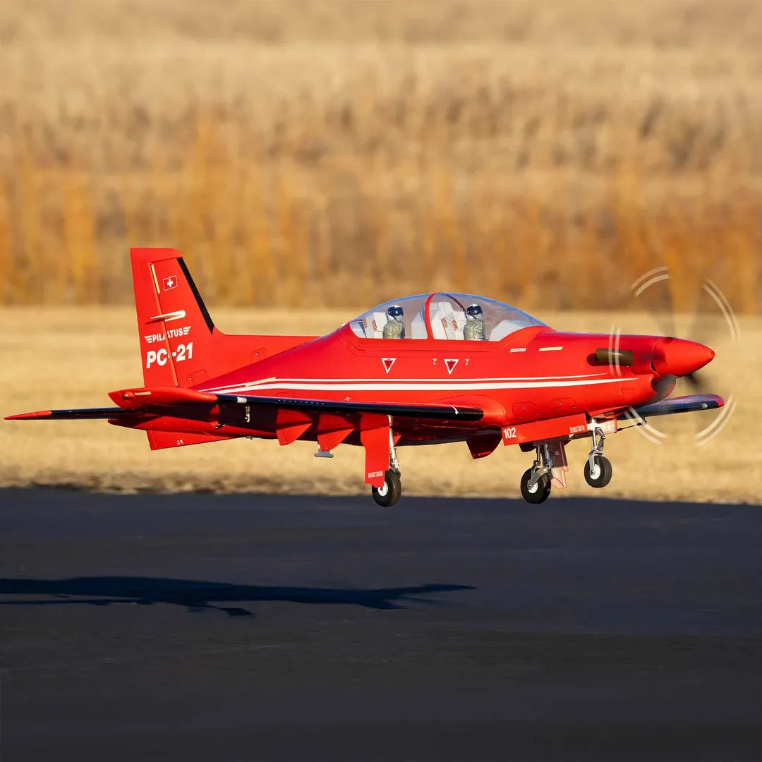 E-Flite Pilatus PC-21 1.3m BNF Basic RC Plane with AS3X+ and SAFE Select