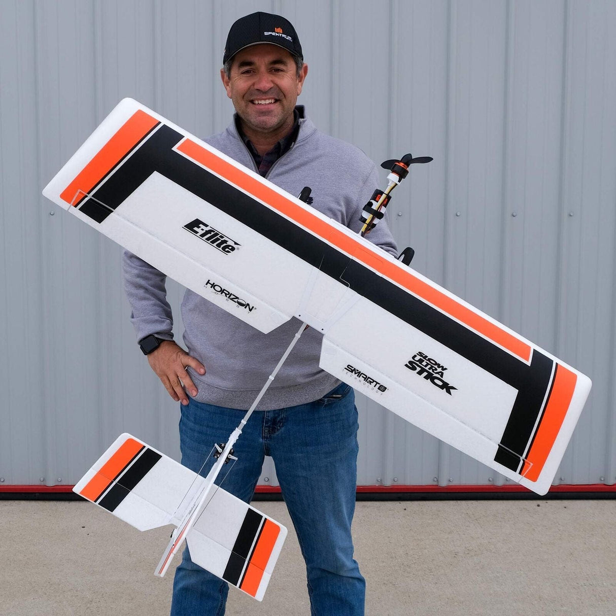 E - Flite Slow Stick 1.2m, BNF Basic RC Plane [EFL0350] - Hobbytech Toys