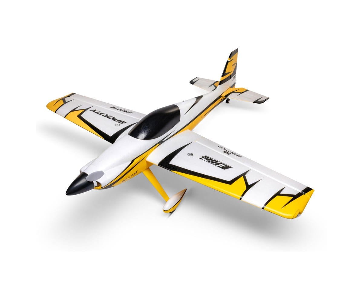 E - Flite Sportix 1.1m RC Plane, BNF Basic [EFL10750] - Hobbytech Toys