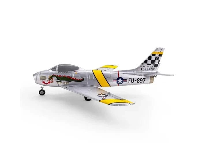 E - Flite UMX F - 86 Sabre 30mm EDF Jet, BNF Basic, EFLU7050 - Hobbytech Toys