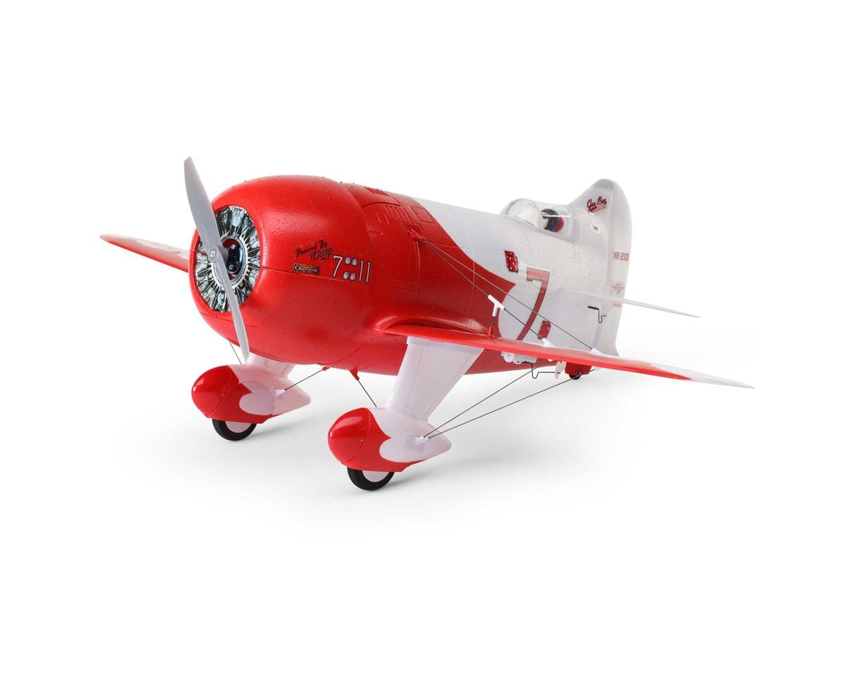 E-Flite UMX Gee Bee R-2 510mm RC Plane, BNF Basic [EFLU61500]