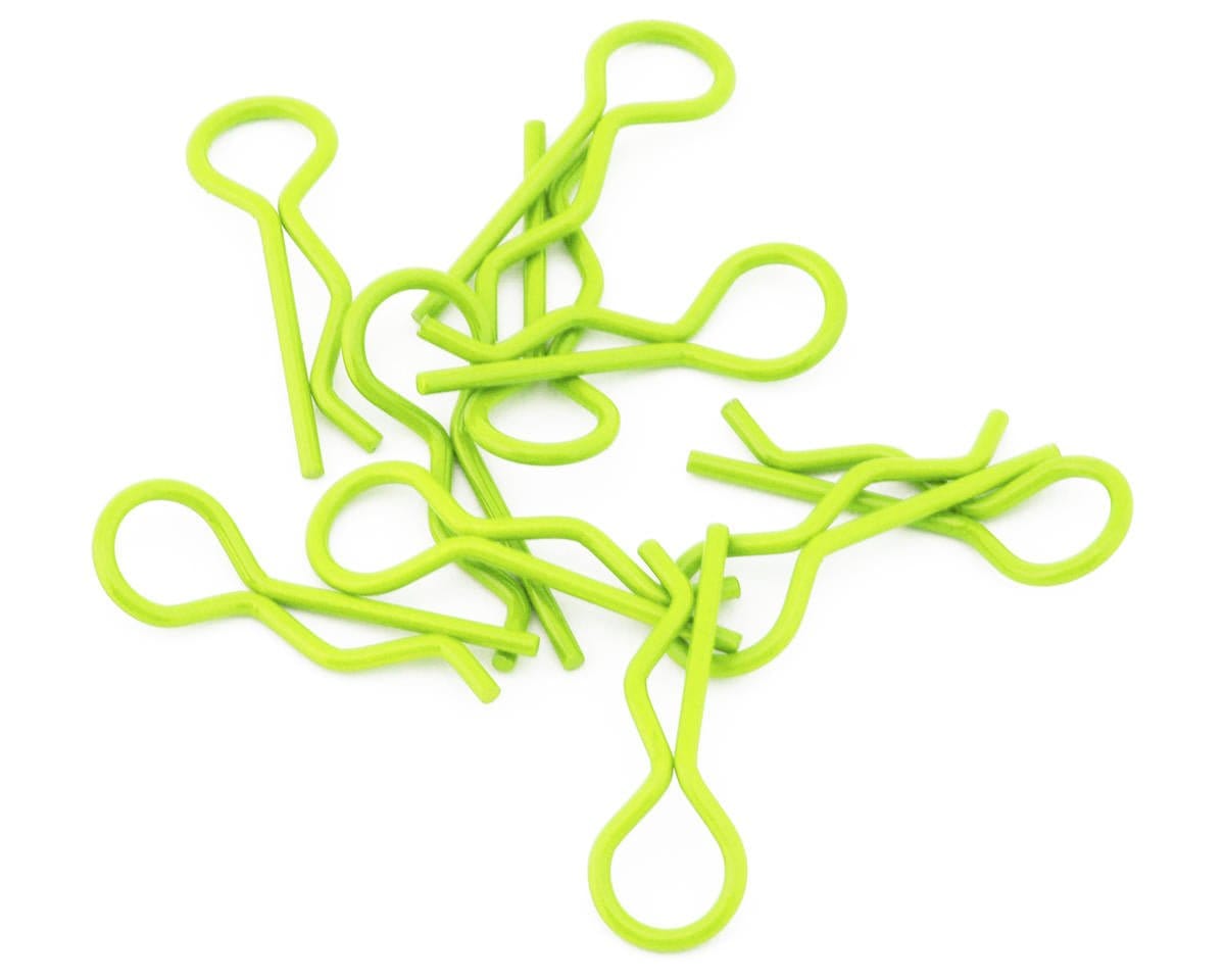 EcoPower 1/10 Body Clips - Yellow (10) - Hobbytech Toys