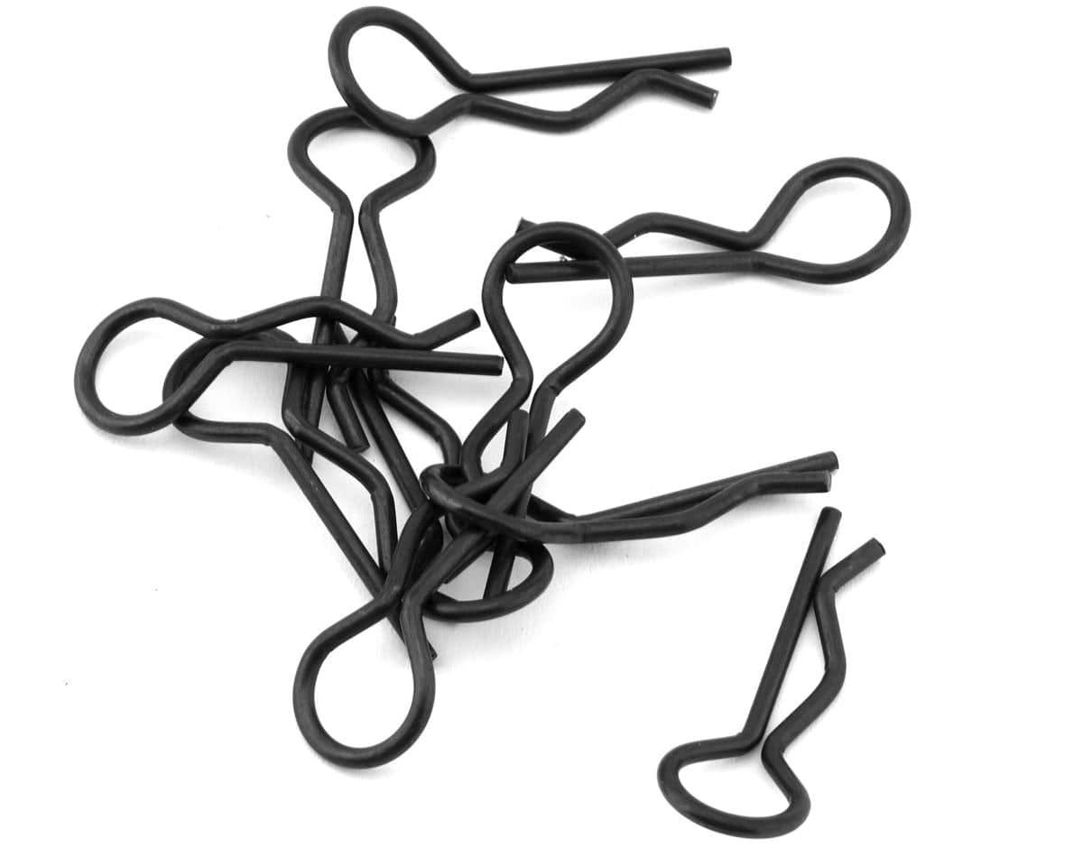 EcoPower 1/8 Body Clip - Black (10) - Hobbytech Toys