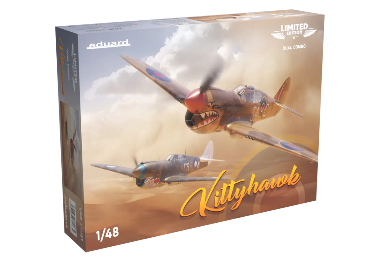 Eduard 1/48 Kittyhawk Dual Combo Plastic Model Kit - Aus Decals