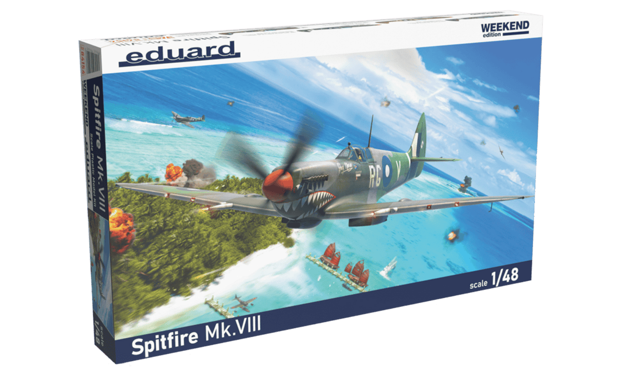 Eduard 1/48 Spitfire Mk.VIII Plastic Model Kit - Aus Decals
