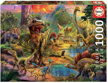 Educa Land Of Dinosaurs 1000pc Puzzle - Hobbytech Toys