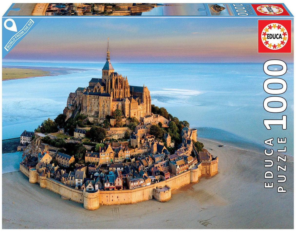 Educa Mont Saint Michel 1000pc Puzzle - Hobbytech Toys