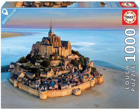 Educa Mont Saint Michel 1000pc Puzzle - Hobbytech Toys