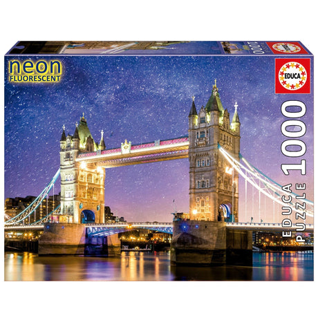 Educa Neon London Bridge 1000pc Puzzle - Hobbytech Toys