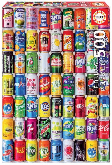 Educa Soft Cans 500pc Puzzle - Hobbytech Toys