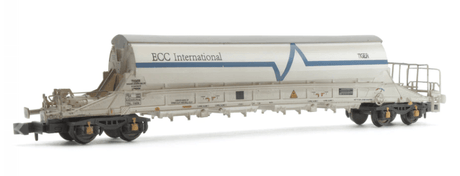 EFE Rail E87530 N Scale PBA Tiger TRL 11606 ECC International White Weathered - Hobbytech Toys