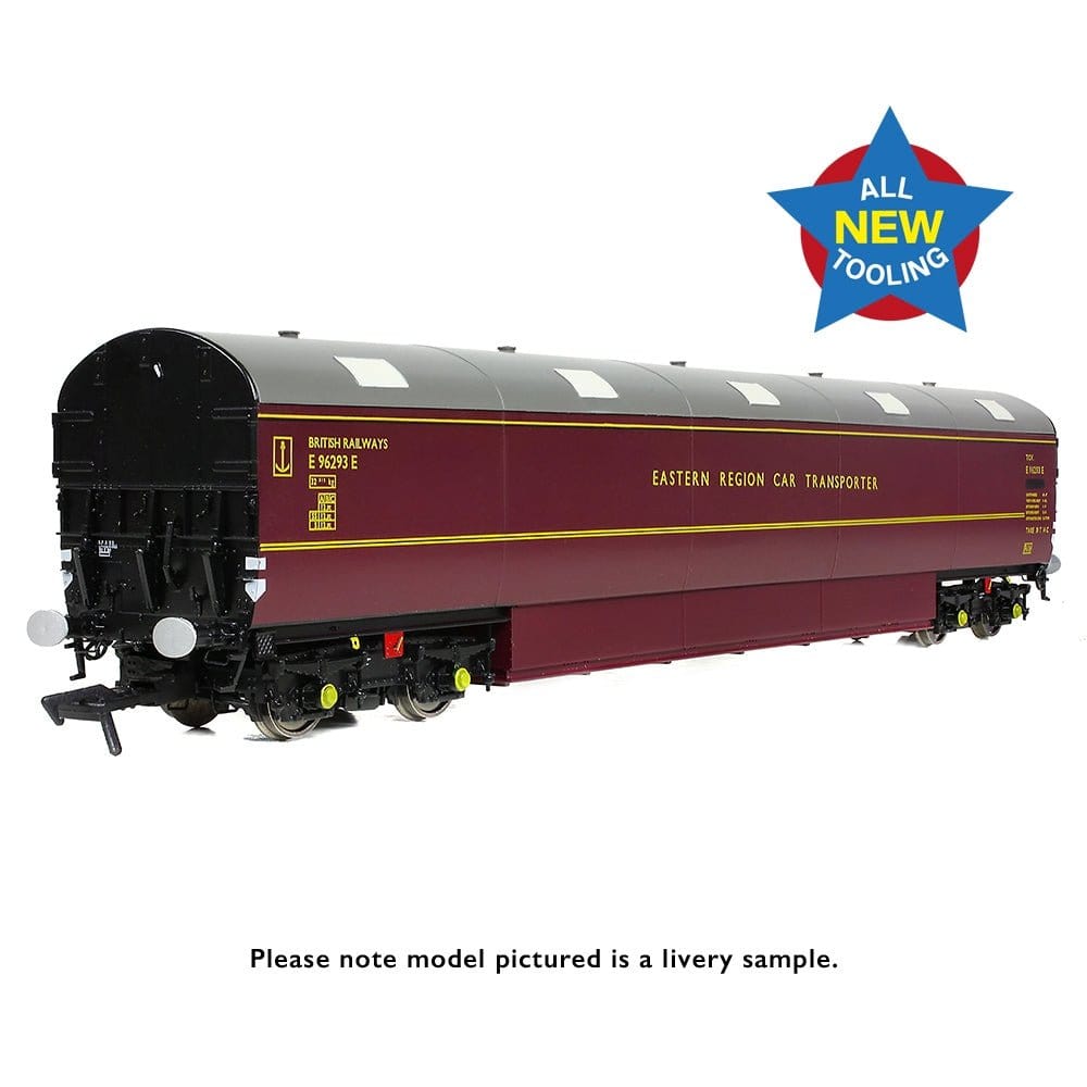 EFE Rail OO Scale Newton Chambers Car Carrier BR Maroon [W] - Hobbytech Toys