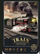 Electric Steam Train Set with Lights & Steam Effect
