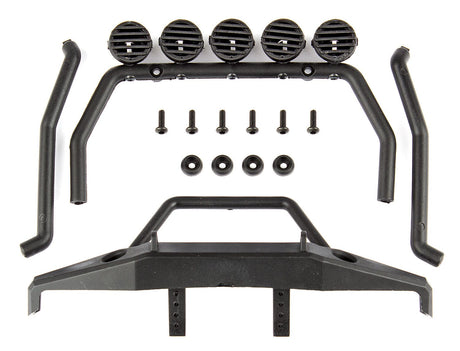Element RC CR12 Roll Bar and Bumper Set, black [41067]