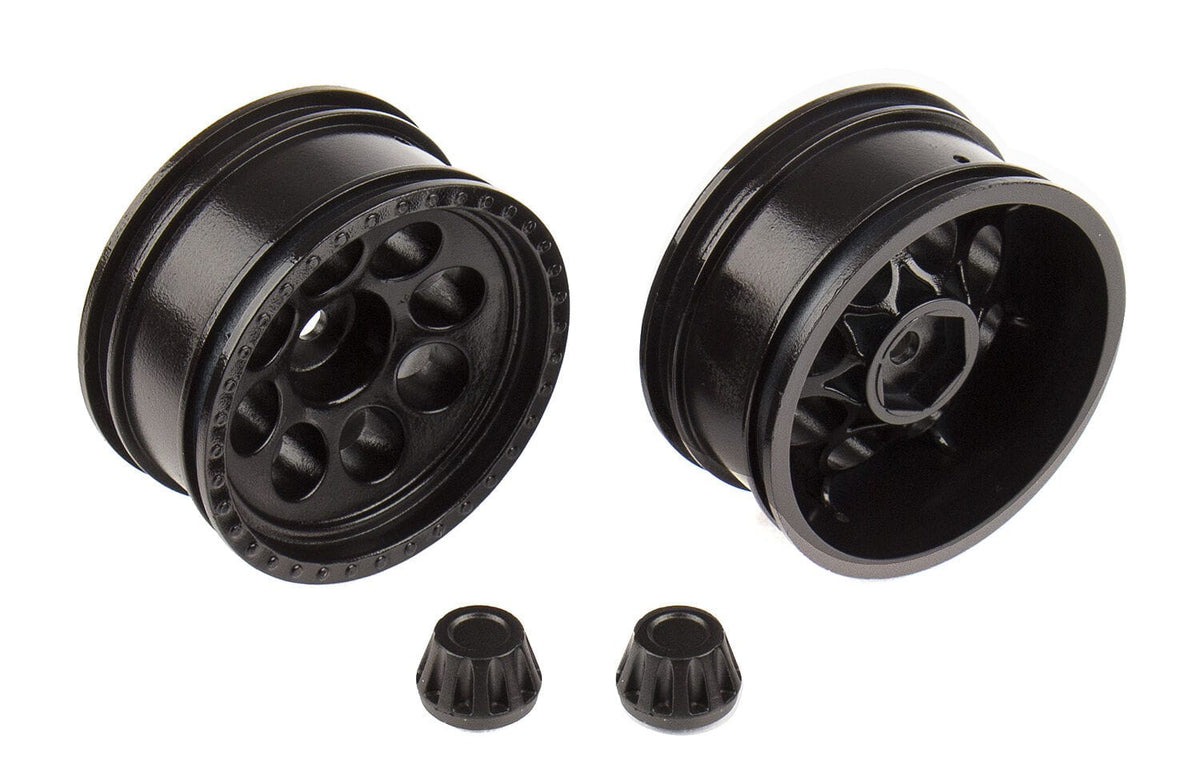 Element RC CR12 Tioga Wheels, black [41085]