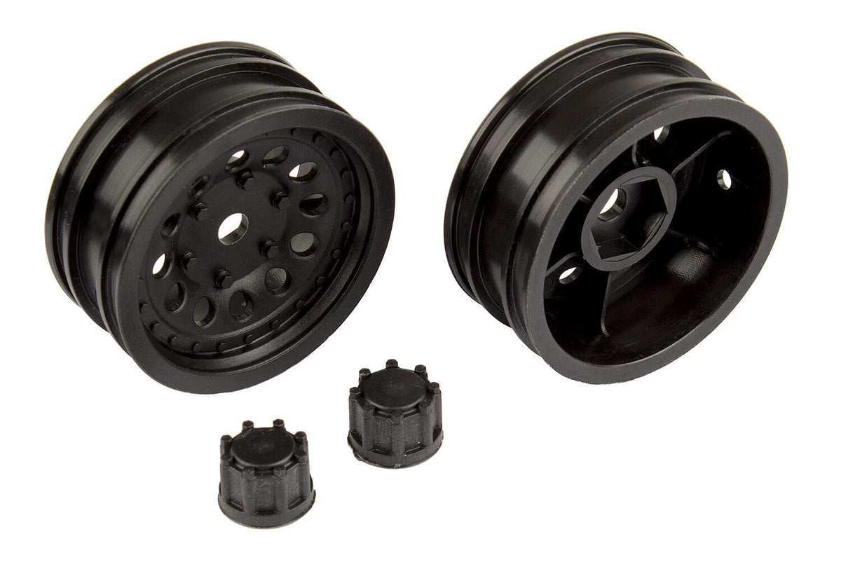 Element RC CR12 Wheel Set, black [41052]