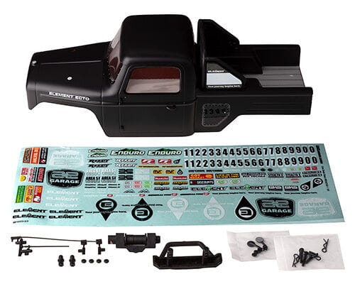 Element RC ENDURO Ecto Black Body Set, painted [42179]