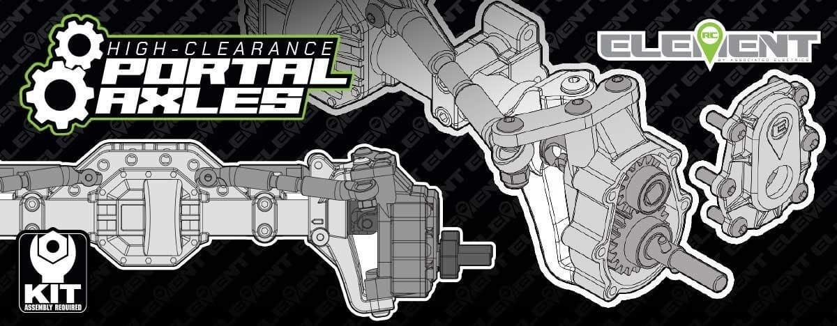 Element RC ENDURO Portal Axle Conversion Kit [40128]