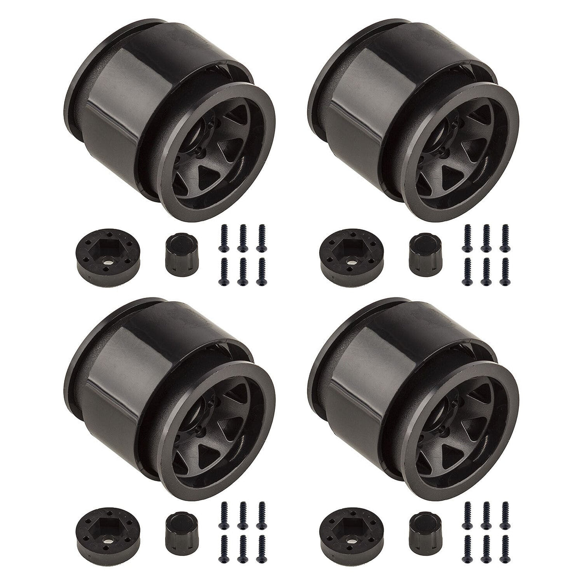 Element RC ENDURO Trigon Wheels, 1.55in, black [42111]